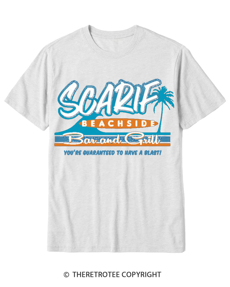 TheRetroTee Island Data Vault Bar 1980s Cotton T-Shirt