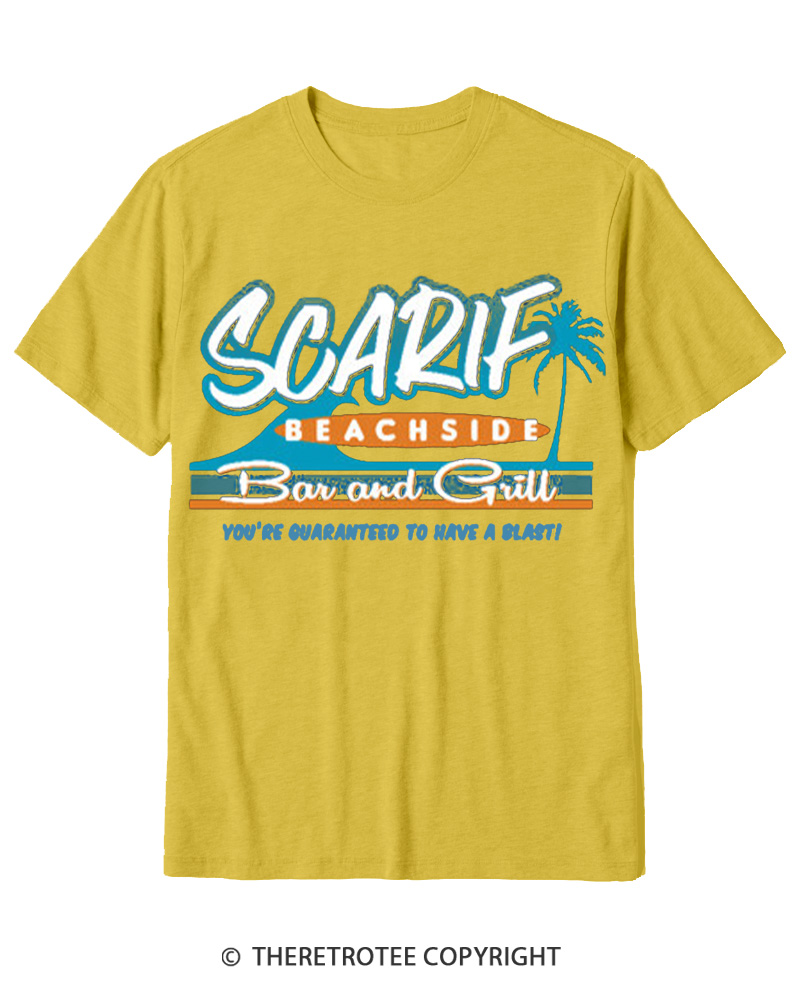 TheRetroTee Island Data Vault Bar 1980s Cotton T-Shirt