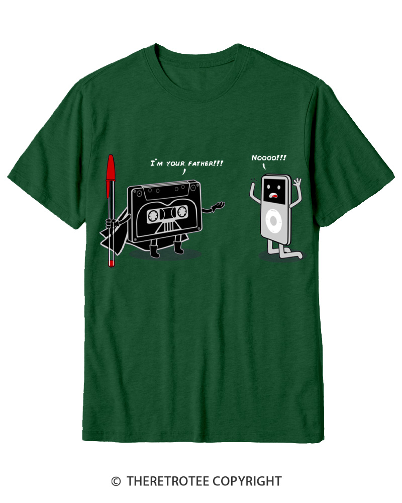 TheRetroTee I´M Your Father 1980s Cotton T-Shirt