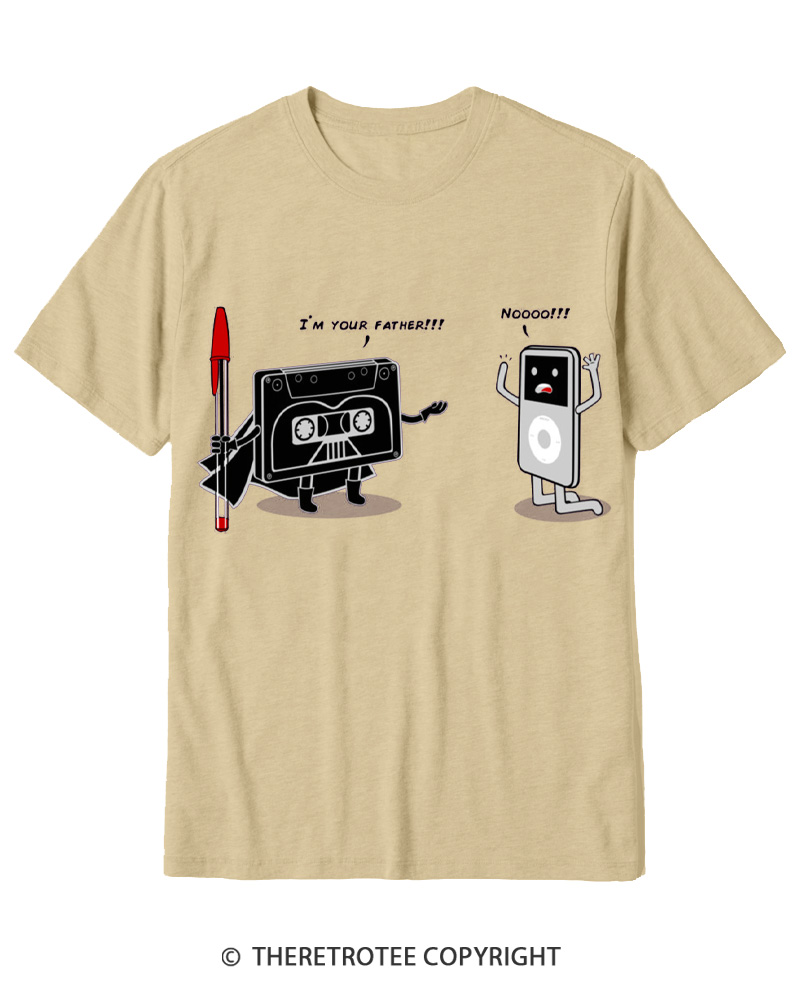 TheRetroTee I´M Your Father 1980s Cotton T-Shirt