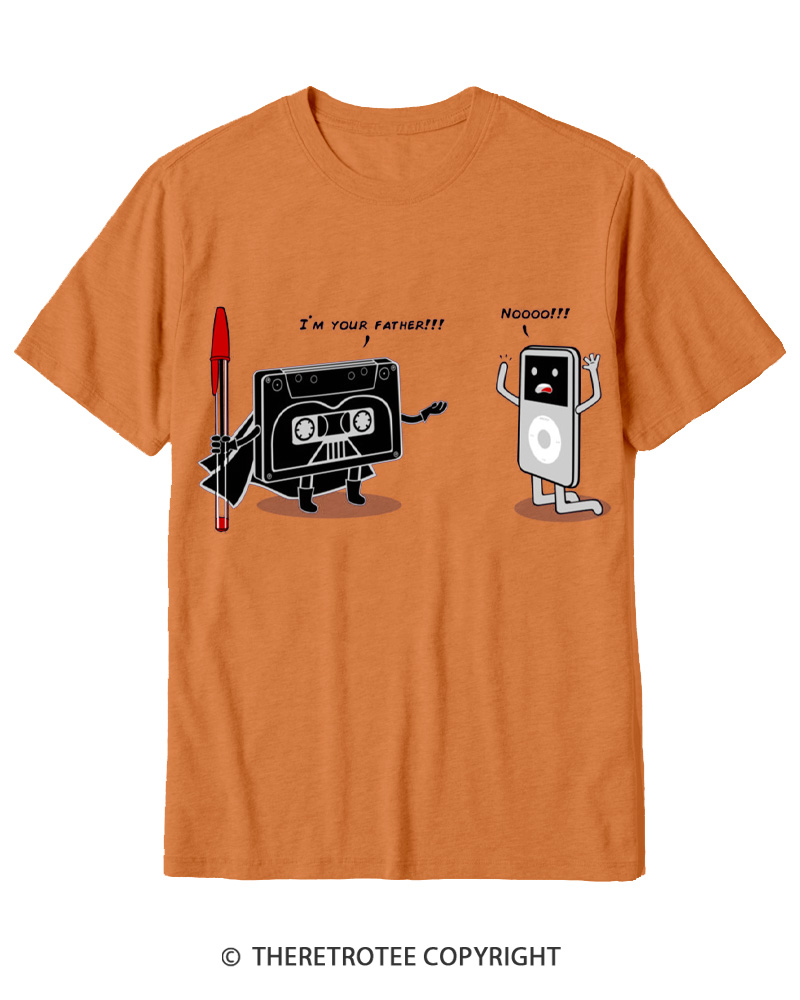 TheRetroTee I´M Your Father 1980s Cotton T-Shirt