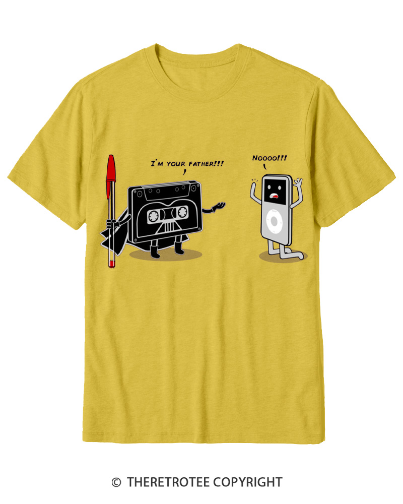 TheRetroTee I´M Your Father 1980s Cotton T-Shirt
