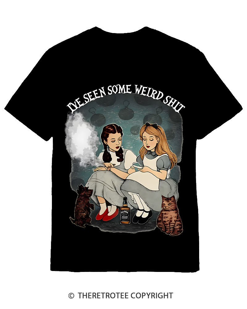 TheRetroTee Down the Rabbit Hole Cotton T-Shirt