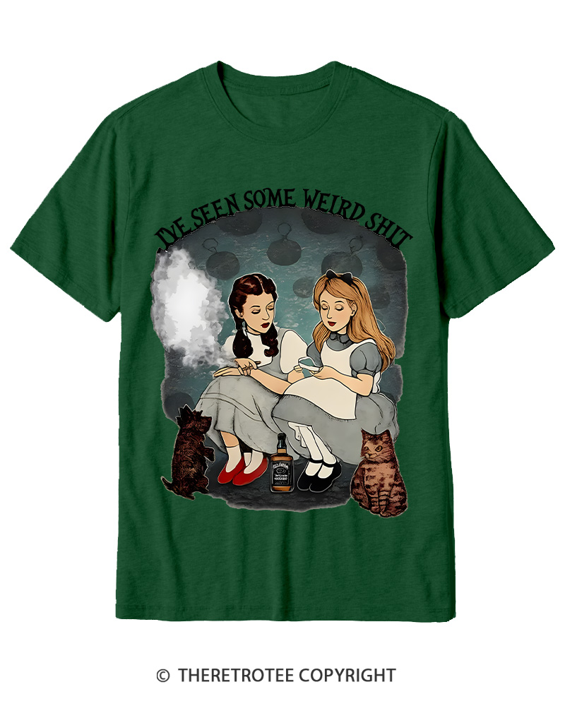 TheRetroTee Down the Rabbit Hole Cotton T-Shirt