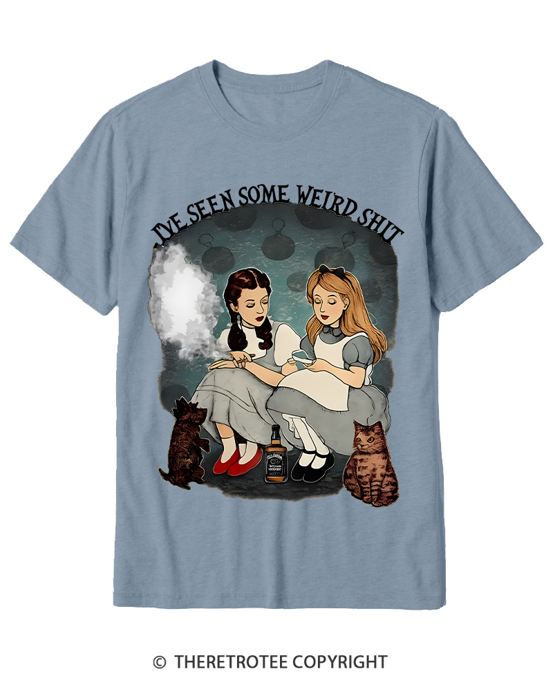 TheRetroTee Down the Rabbit Hole Cotton T-Shirt