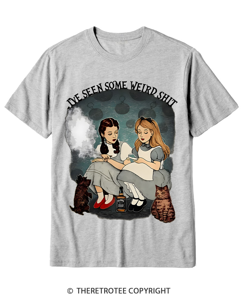 TheRetroTee Down the Rabbit Hole Cotton T-Shirt