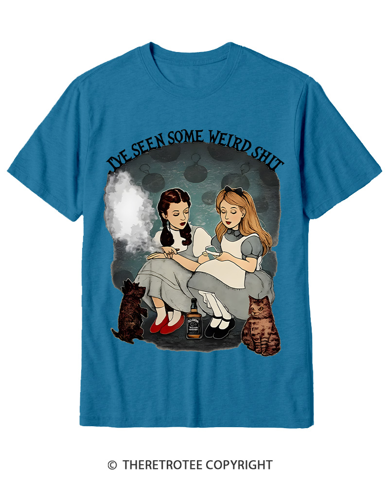 TheRetroTee Down the Rabbit Hole Cotton T-Shirt