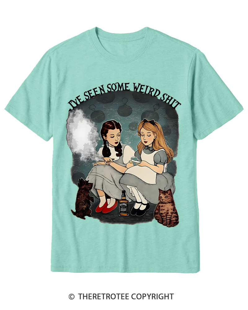 TheRetroTee Down the Rabbit Hole Cotton T-Shirt