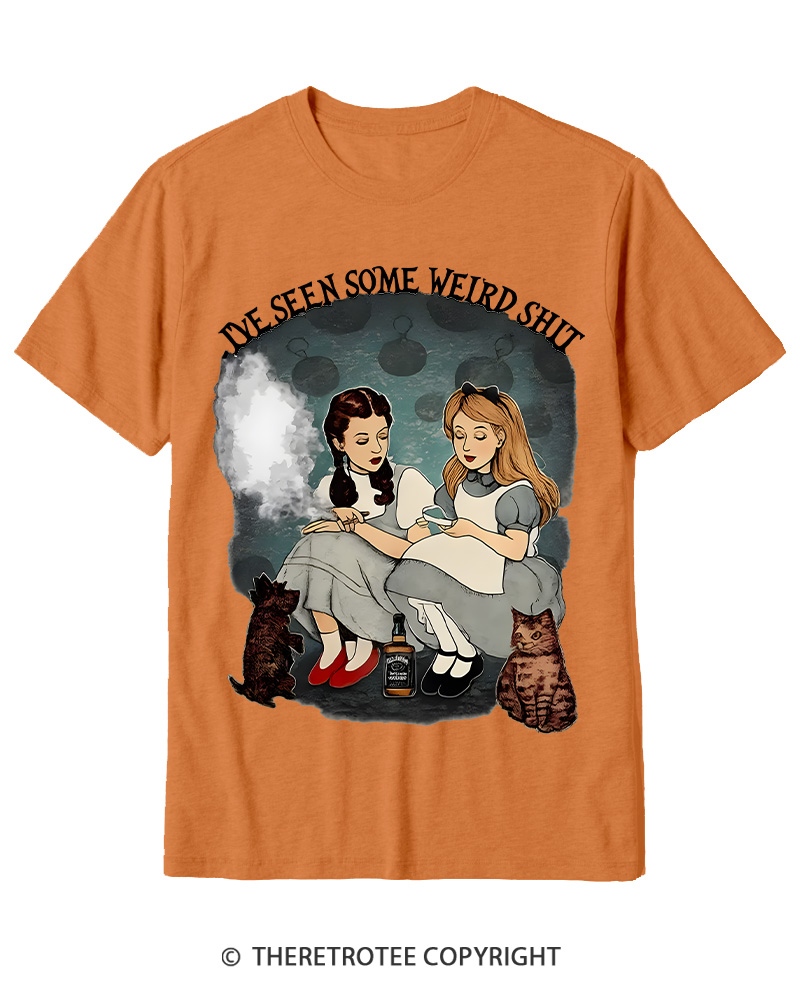 TheRetroTee Down the Rabbit Hole Cotton T-Shirt