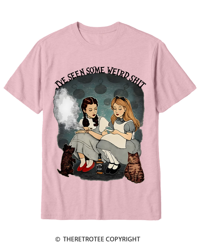 TheRetroTee Down the Rabbit Hole Cotton T-Shirt