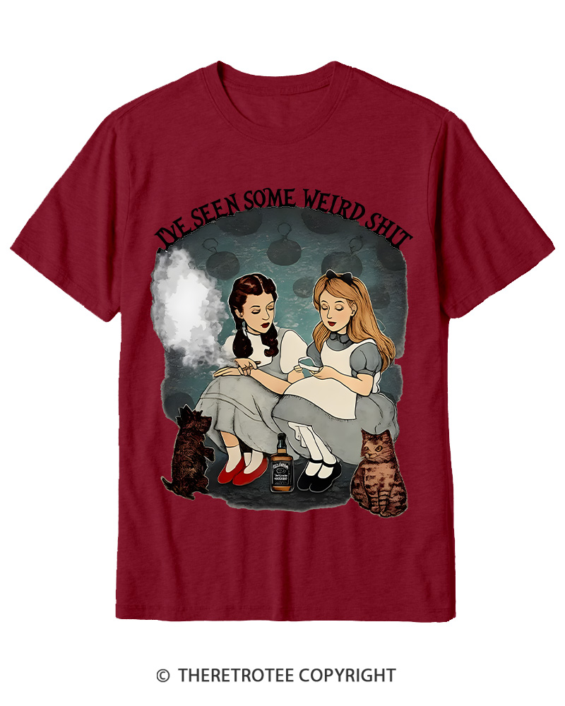 TheRetroTee Down the Rabbit Hole Cotton T-Shirt