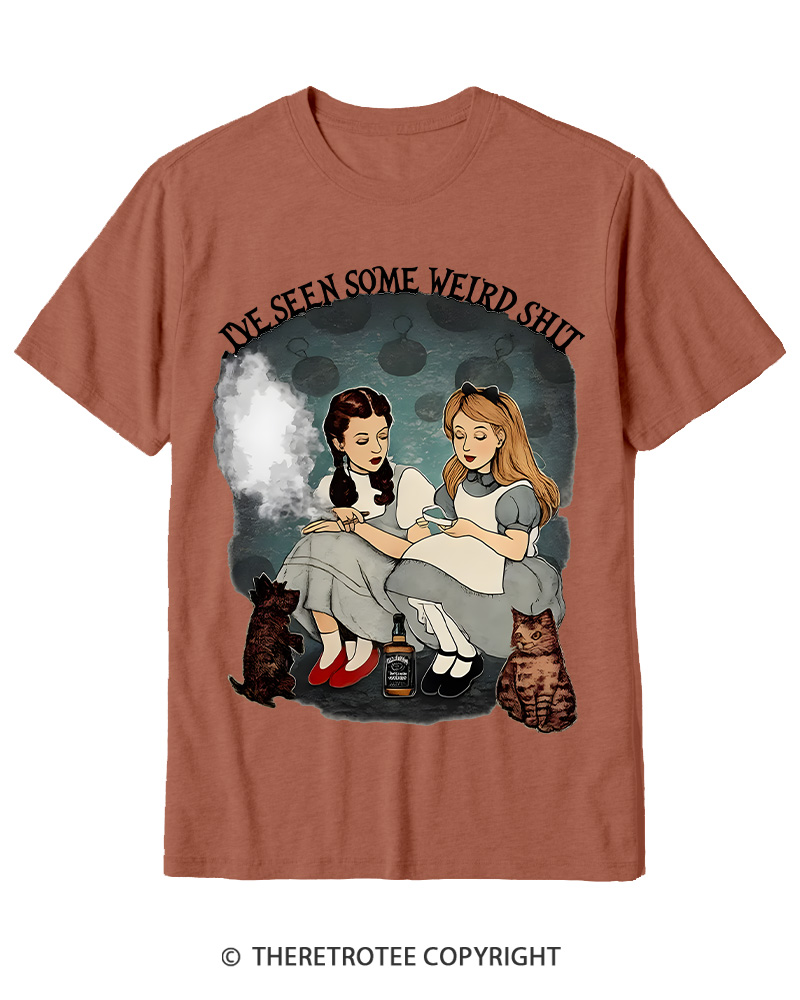 TheRetroTee Down the Rabbit Hole Cotton T-Shirt