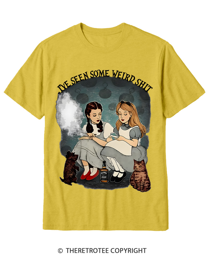 TheRetroTee Down the Rabbit Hole Cotton T-Shirt