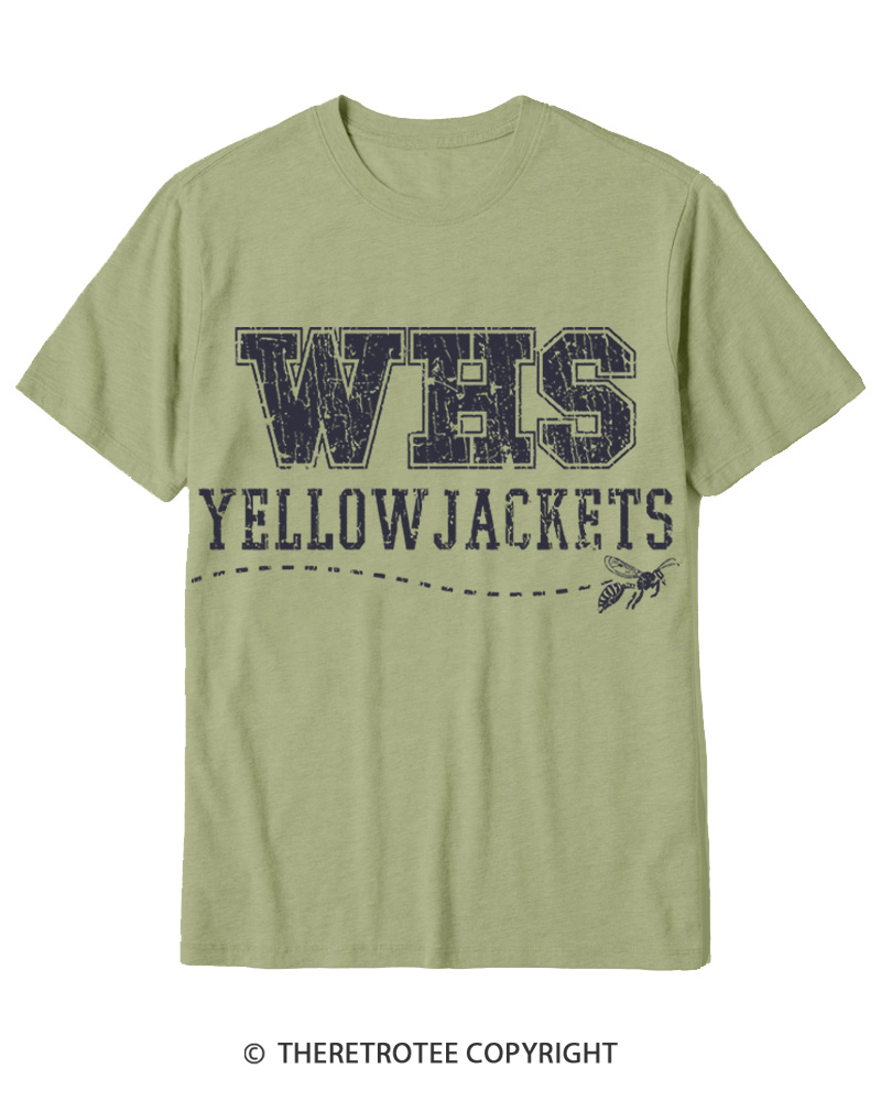 TheRetroTee WHS Yellowjackets 1996 Cotton T-Shirt
