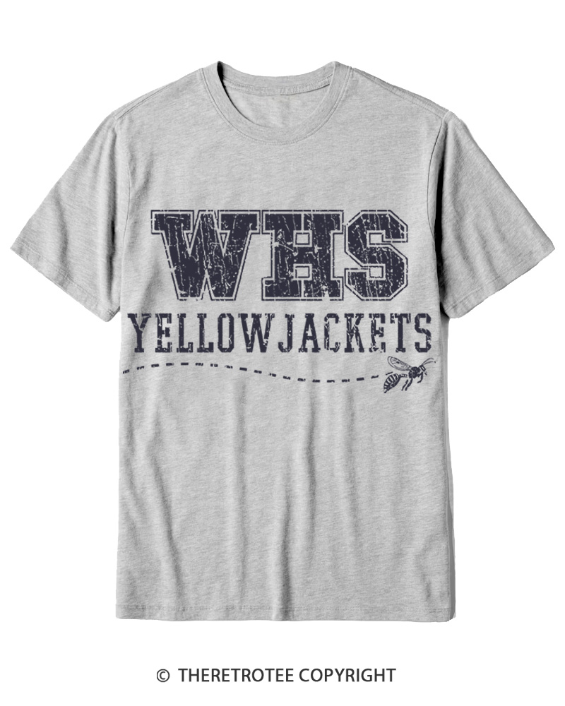 TheRetroTee WHS Yellowjackets 1996 Cotton T-Shirt