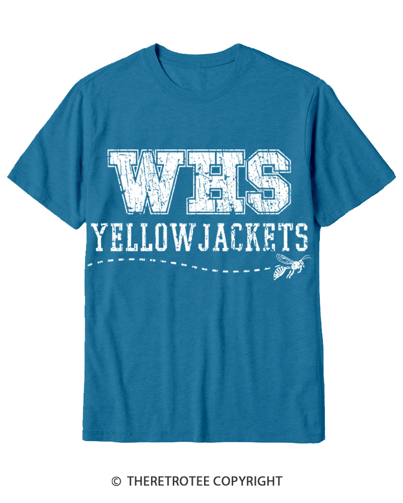 TheRetroTee WHS Yellowjackets 1996 Cotton T-Shirt