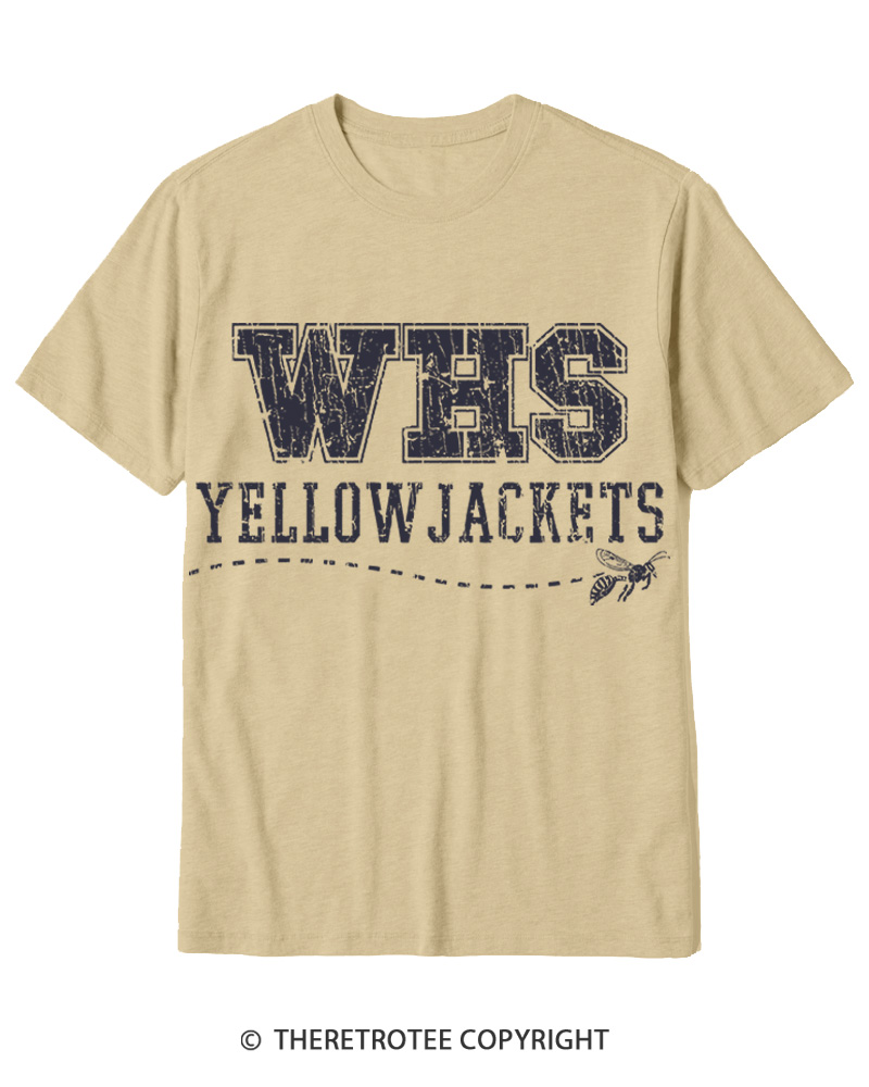 TheRetroTee WHS Yellowjackets 1996 Cotton T-Shirt
