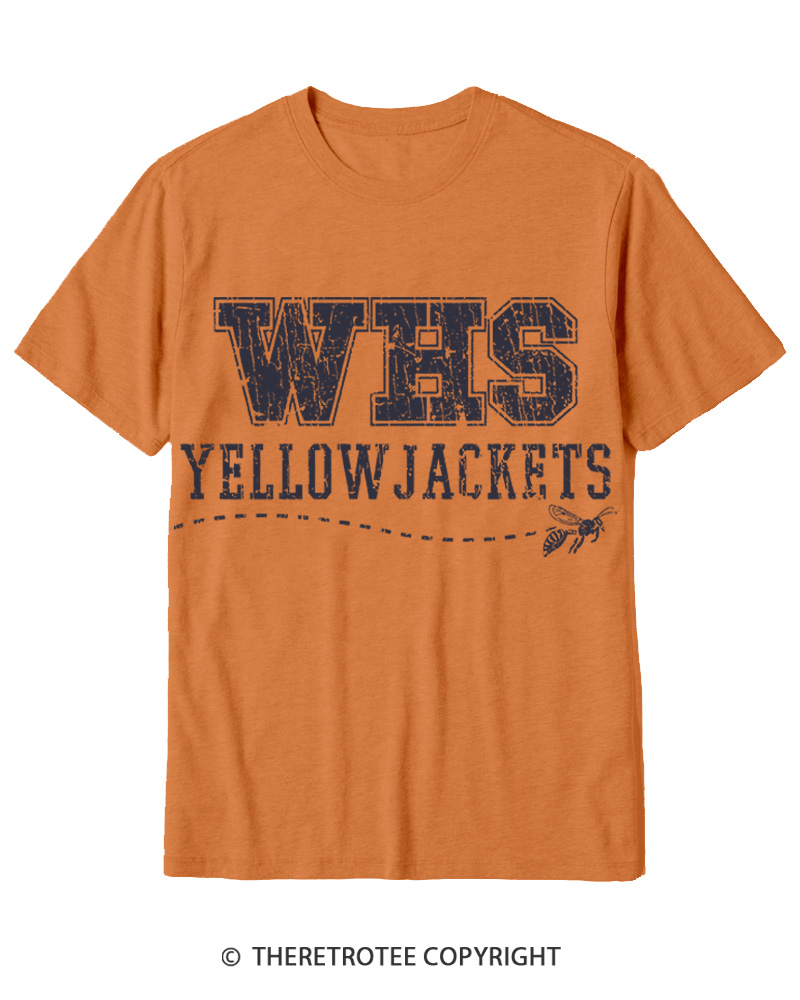 TheRetroTee WHS Yellowjackets 1996 Cotton T-Shirt