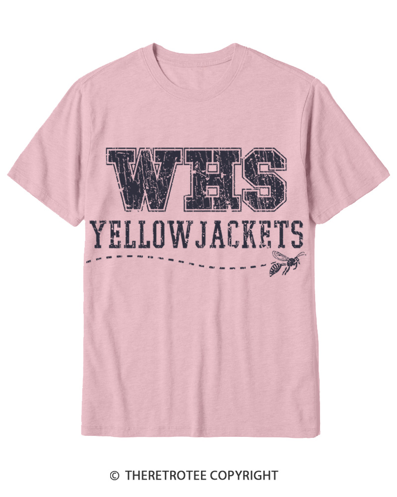 TheRetroTee WHS Yellowjackets 1996 Cotton T-Shirt