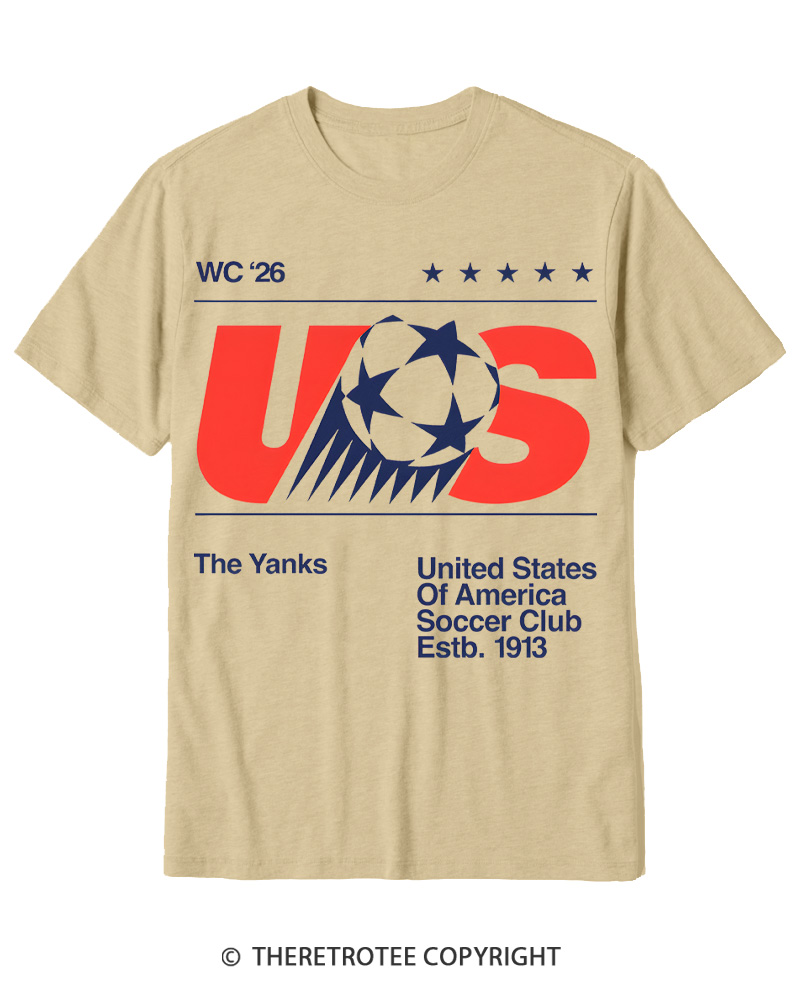 TheRetroTee 80's United States Fan 1994 Cotton T-Shirt