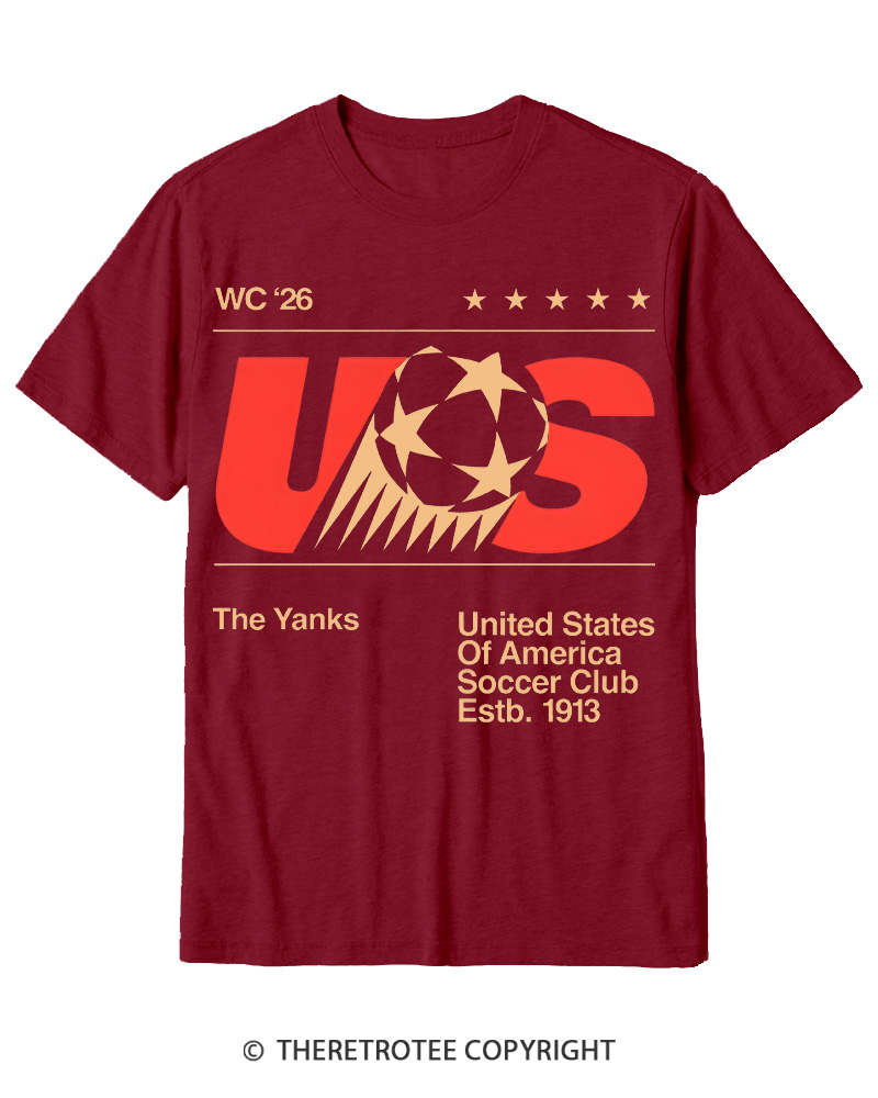 TheRetroTee 80's United States Fan 1994 Cotton T-Shirt