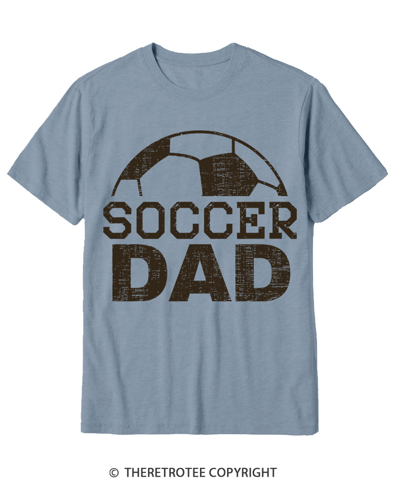 TheRetroTee Dad Soccer Cotton T-Shirt