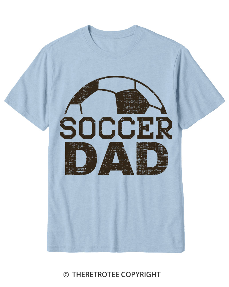 TheRetroTee Dad Soccer Cotton T-Shirt