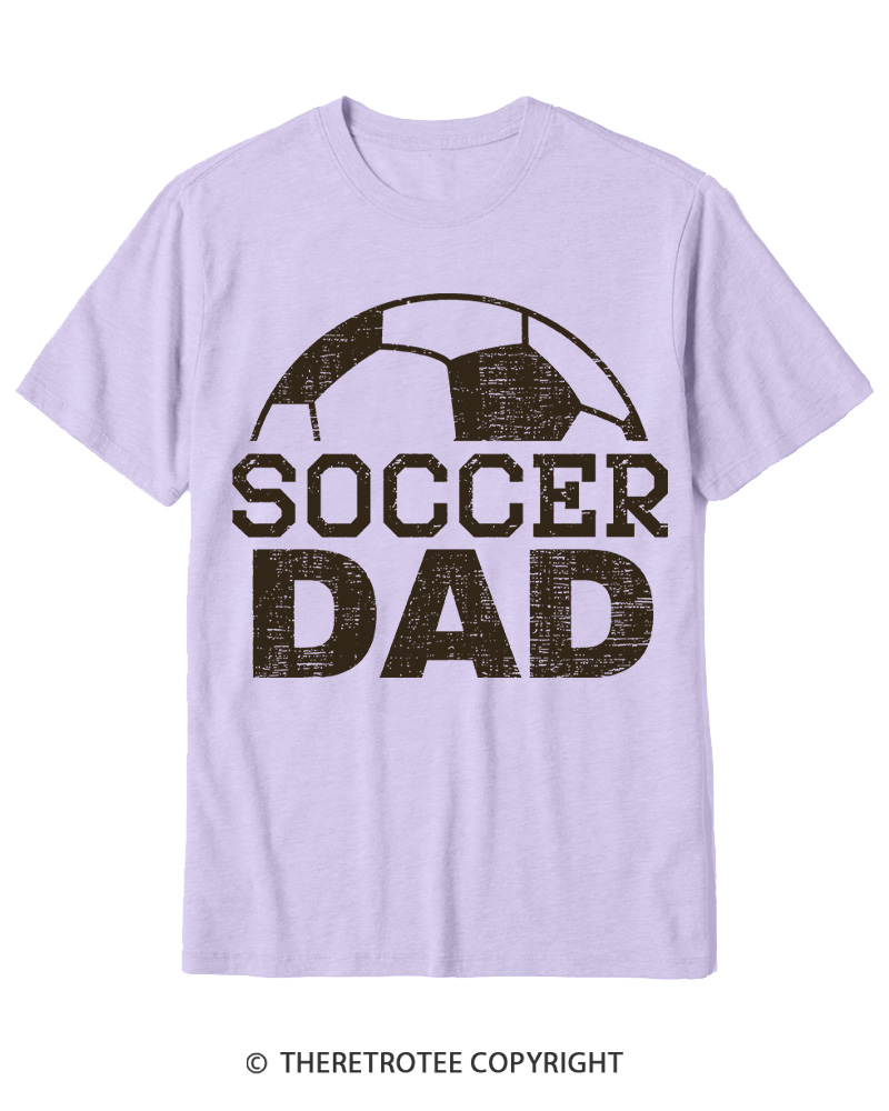 TheRetroTee Dad Soccer Cotton T-Shirt