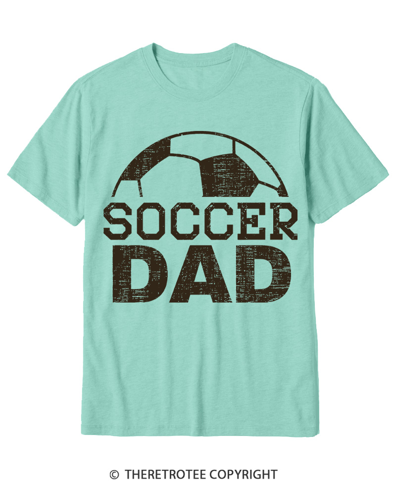 TheRetroTee Dad Soccer Cotton T-Shirt