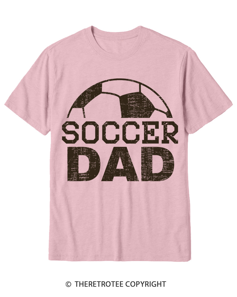 TheRetroTee Dad Soccer Cotton T-Shirt