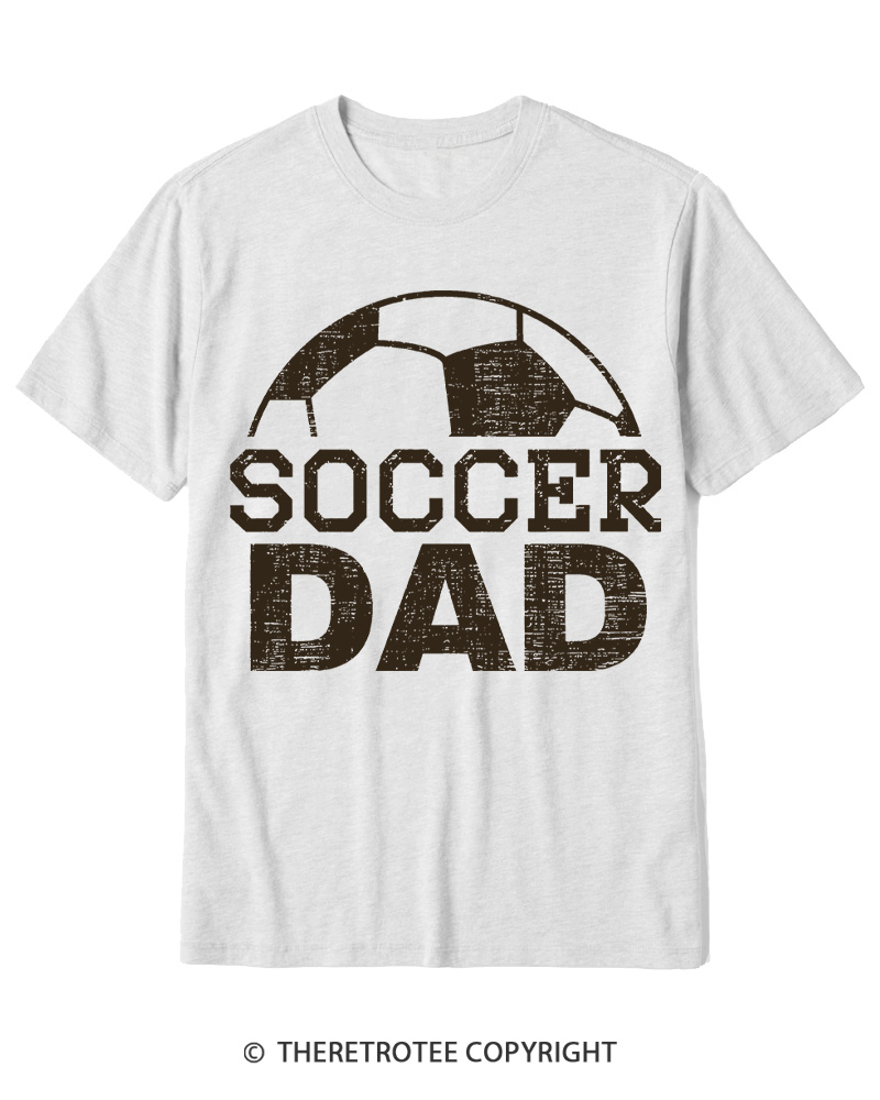 TheRetroTee Dad Soccer Cotton T-Shirt