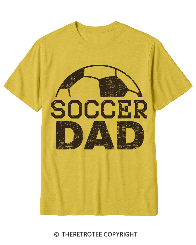 TheRetroTee Dad Soccer Cotton T-Shirt