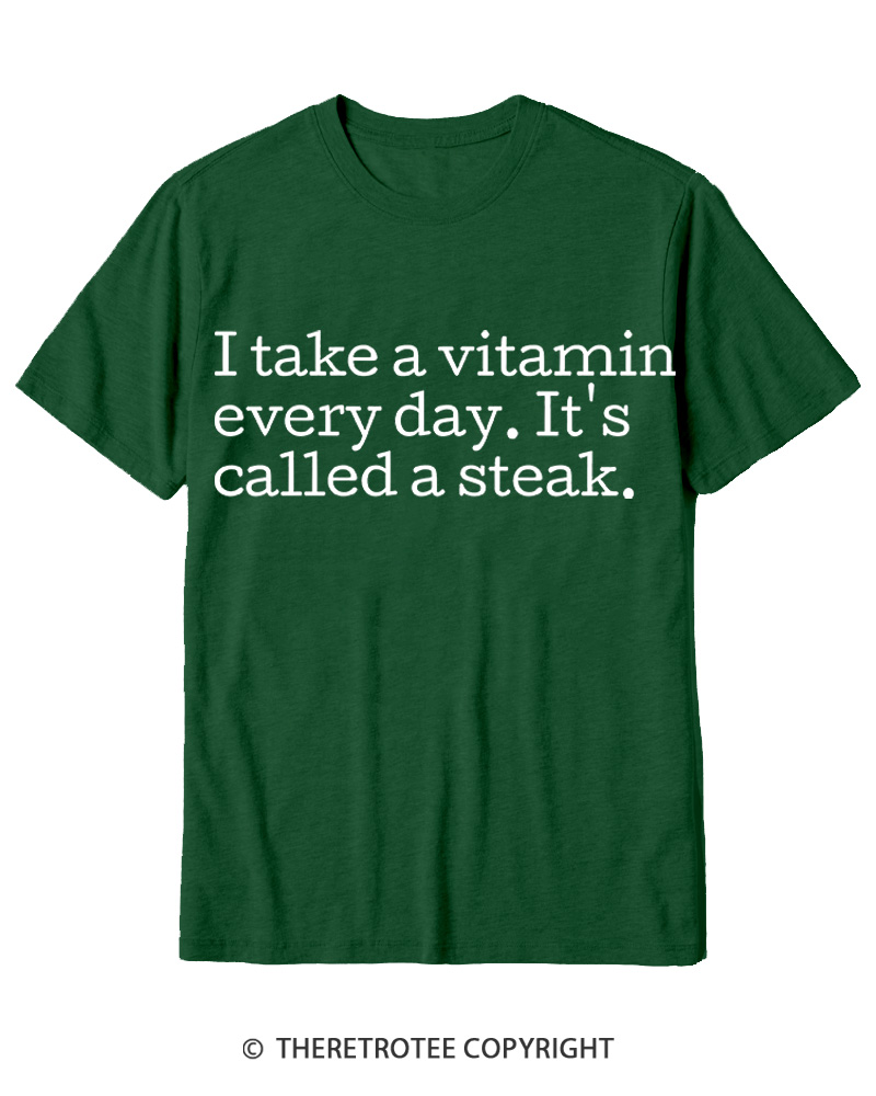 TheRetroTee It's Called A Steak Cotton T-Shirt