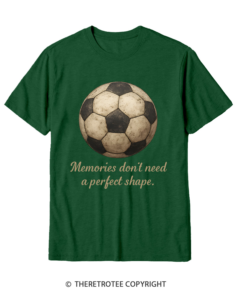 TheRetroTee Memories Don't Need a Perfect Shape 1970s Cotton T-Shirt