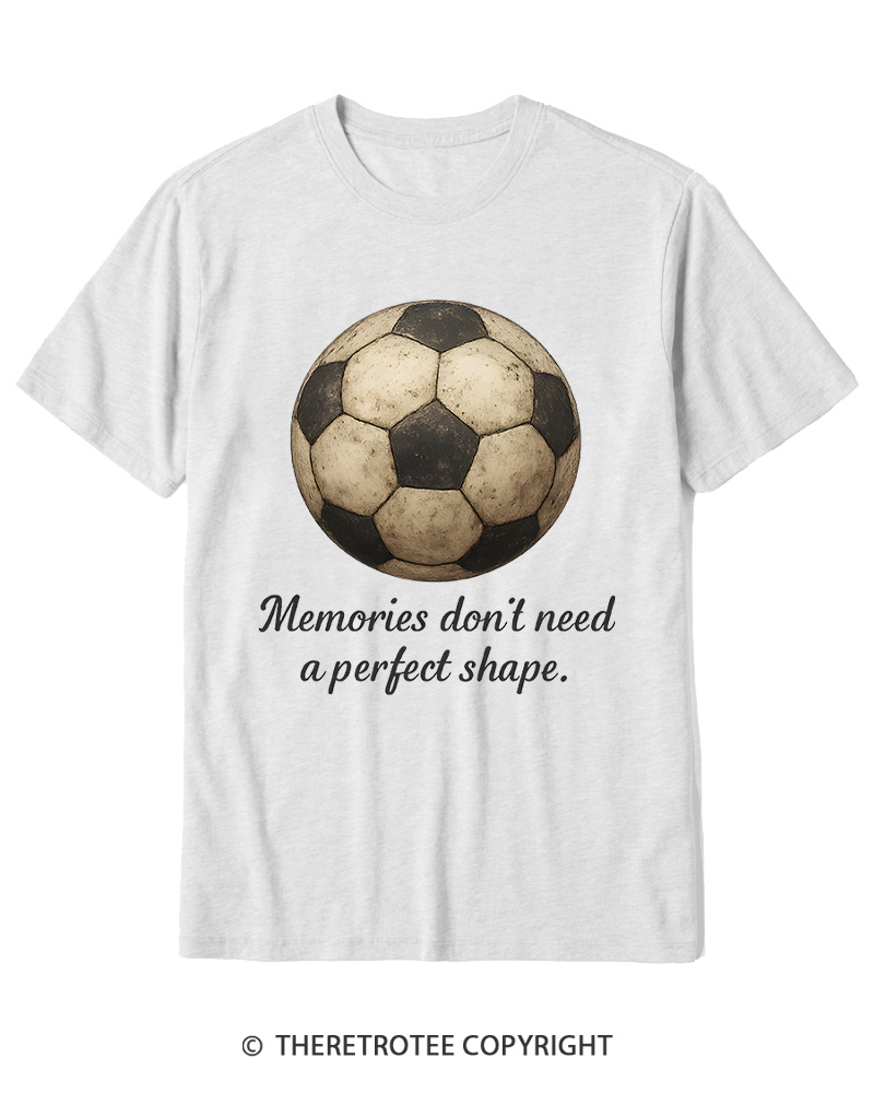 TheRetroTee Memories Don't Need a Perfect Shape 1970s Cotton T-Shirt