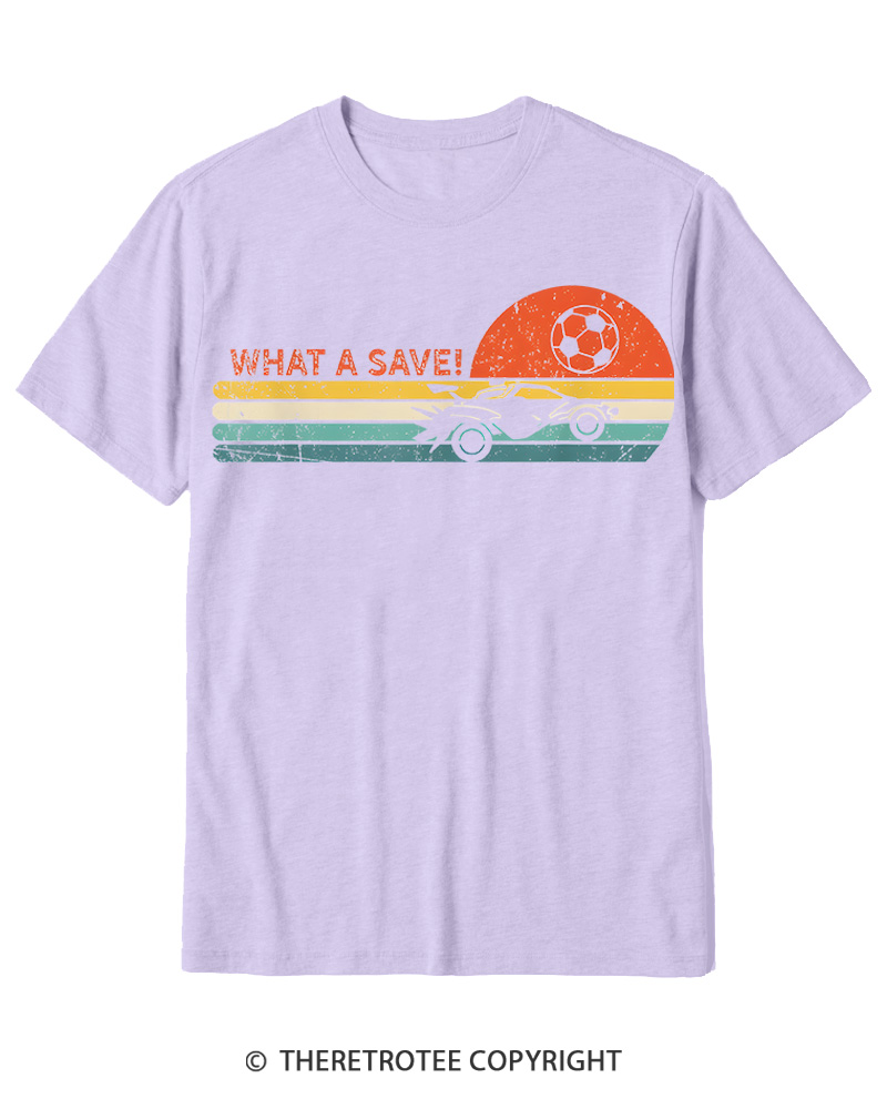 TheRetroTee Rocket Soccer Car 1970s Cotton T-Shirt