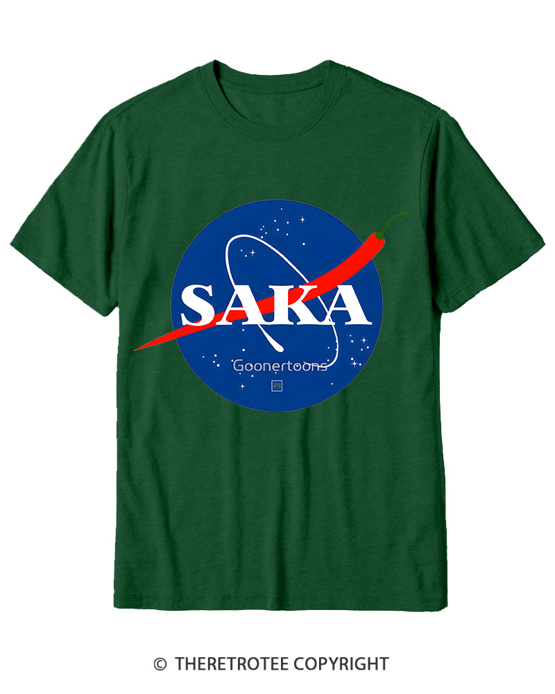 TheRetroTee Saka Cotton T-Shirt