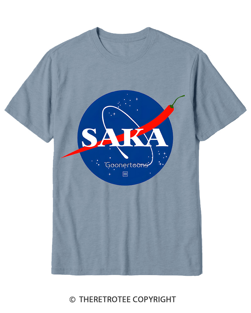 TheRetroTee Saka Cotton T-Shirt