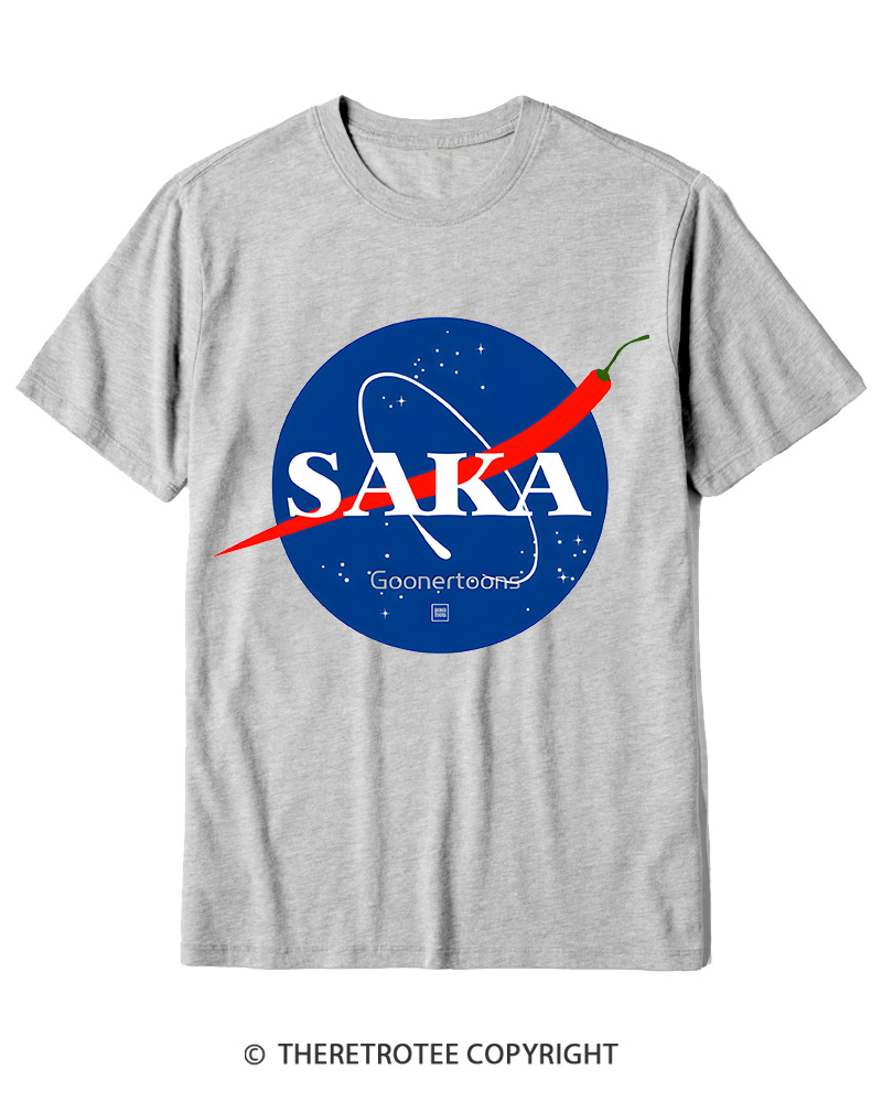 TheRetroTee Saka Cotton T-Shirt