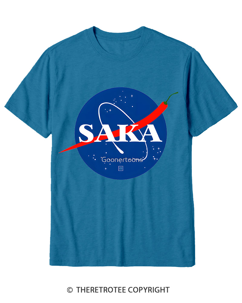 TheRetroTee Saka Cotton T-Shirt