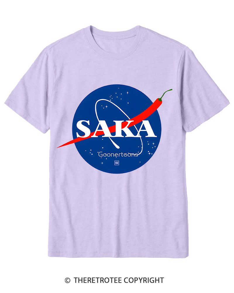 TheRetroTee Saka Cotton T-Shirt