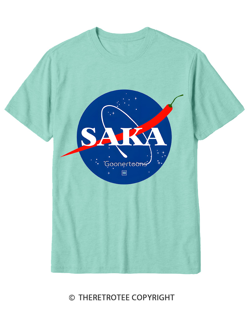 TheRetroTee Saka Cotton T-Shirt