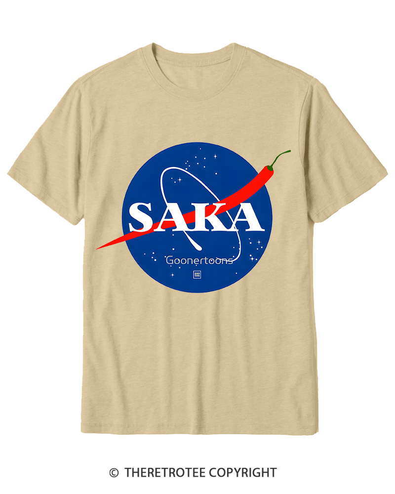 TheRetroTee Saka Cotton T-Shirt