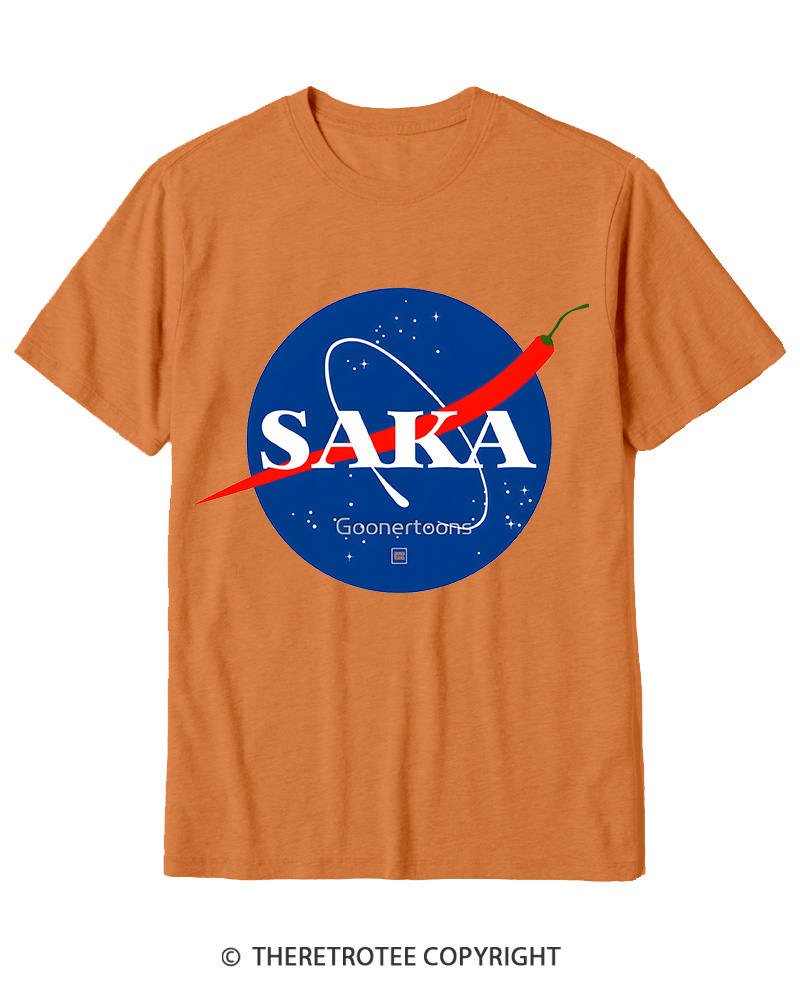 TheRetroTee Saka Cotton T-Shirt