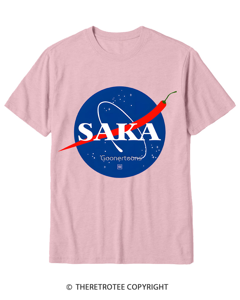 TheRetroTee Saka Cotton T-Shirt