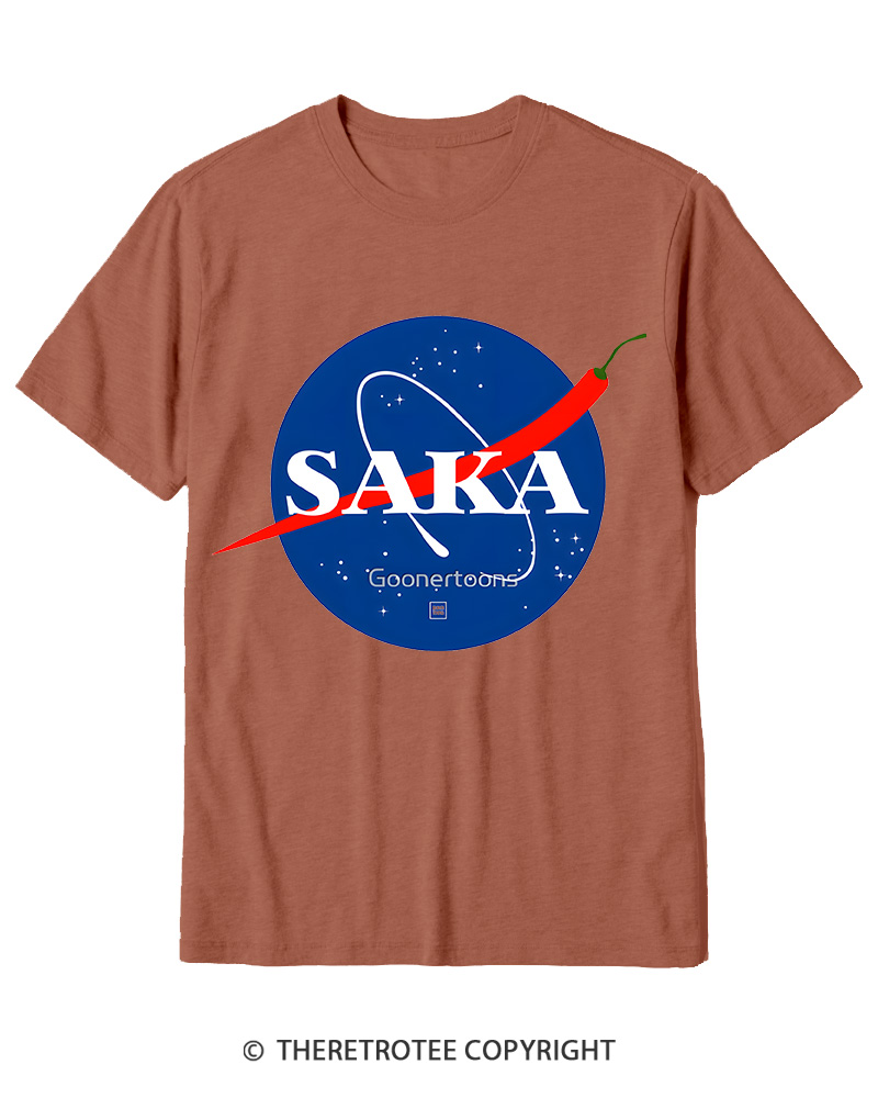 TheRetroTee Saka Cotton T-Shirt