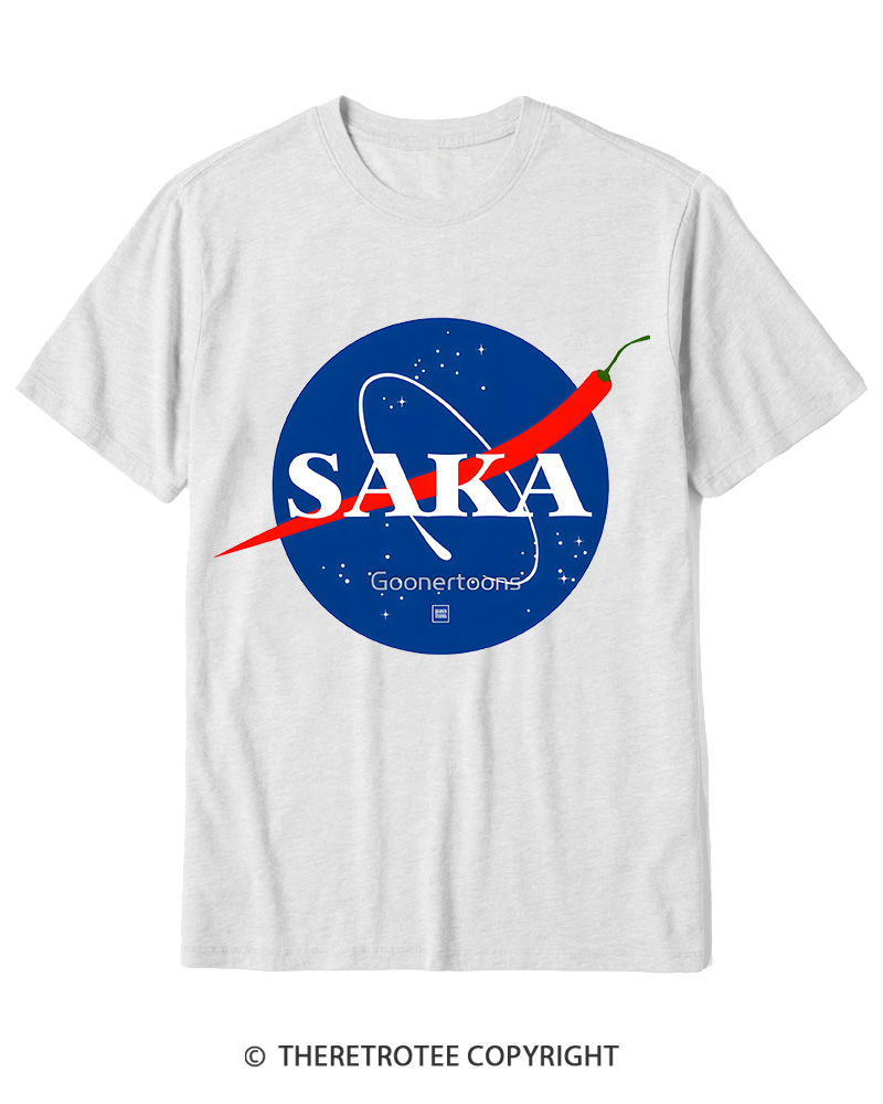 TheRetroTee Saka Cotton T-Shirt