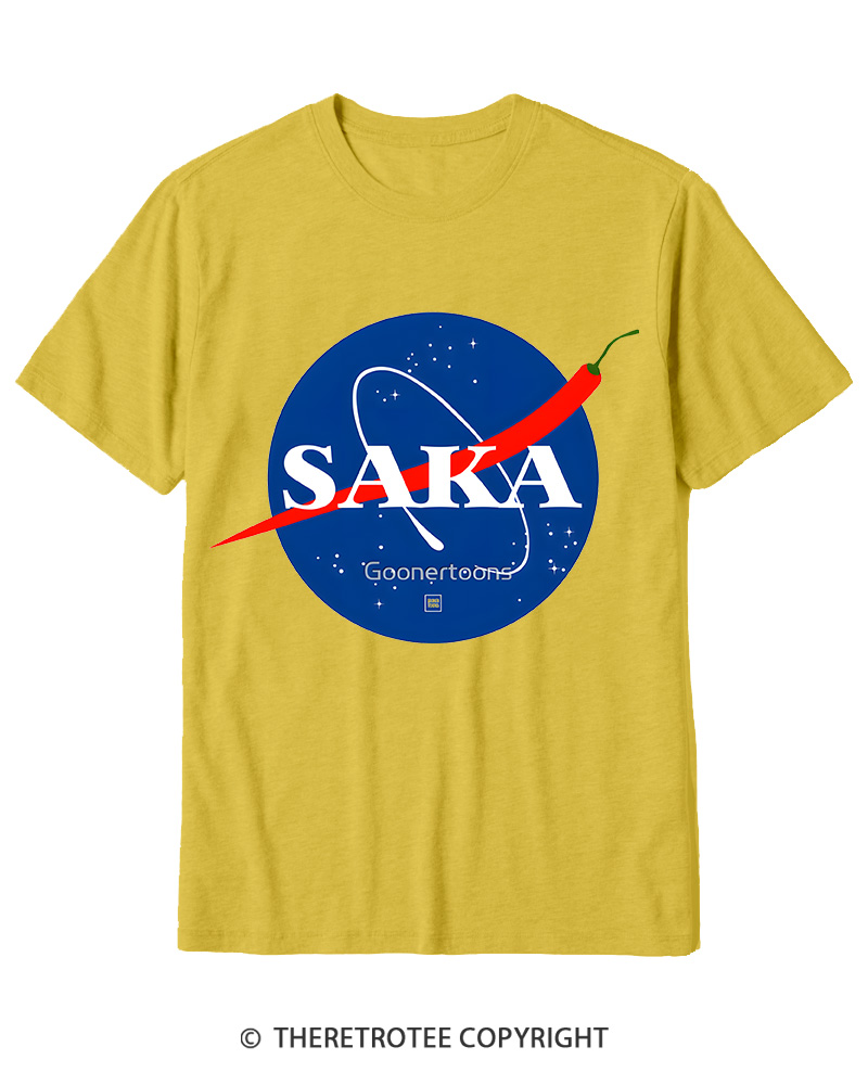 TheRetroTee Saka Cotton T-Shirt