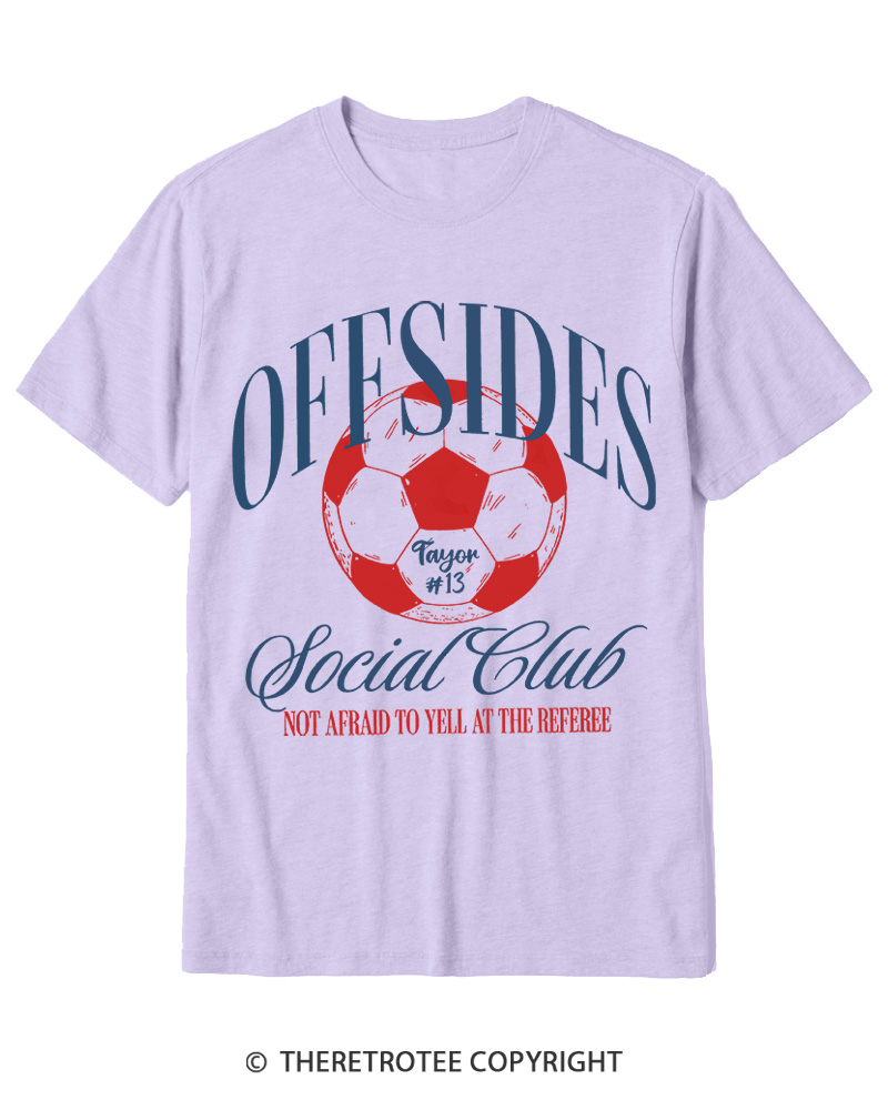 TheRetroTee Sideline Social Club Cotton T-Shirt