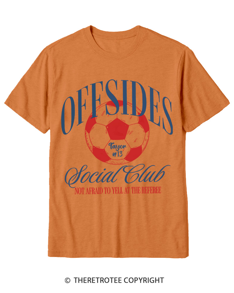 TheRetroTee Sideline Social Club Cotton T-Shirt